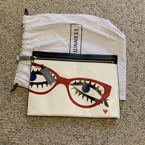 Lulu guinness clutch or cosmetic bag